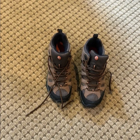 Merrell | Shoes | Merrell Tan And Black Outdoor Boots Never  display picture 2